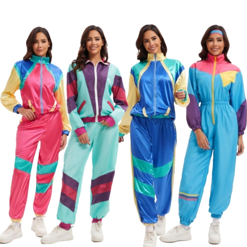 Fashion Show Ethnic Wear - 70er-Jahre Retro Disco Halloween Paarkostüm Hippie