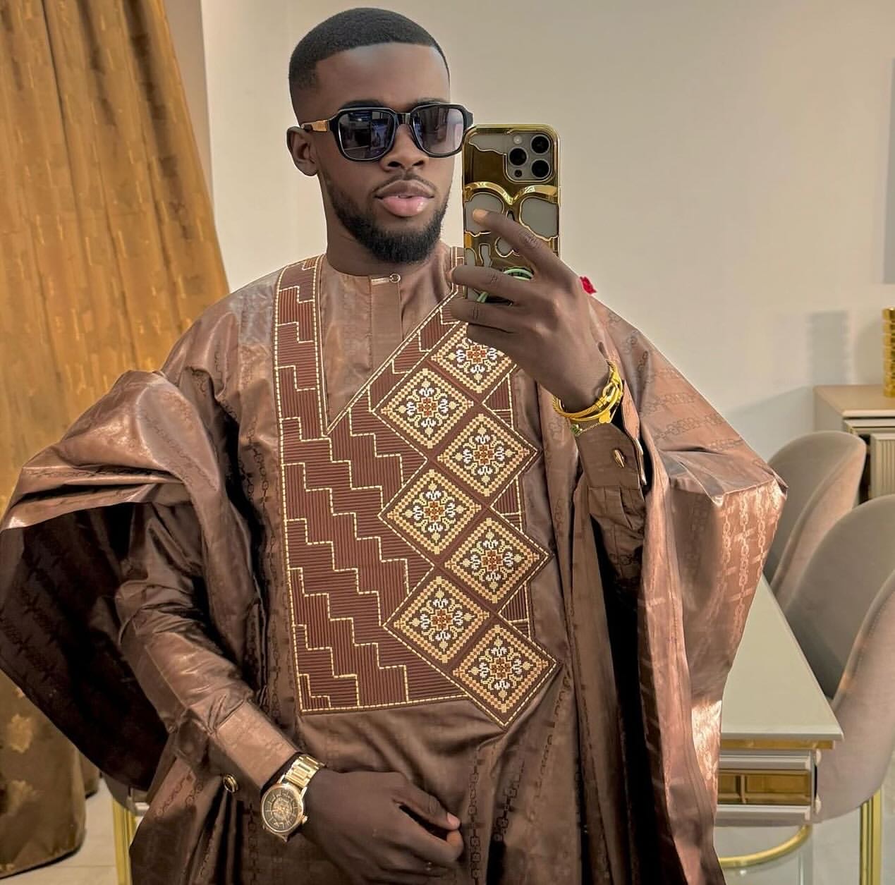 Dashiki Shirt Men - Afrikanische Kleidung für Männer traditionelle Bazin