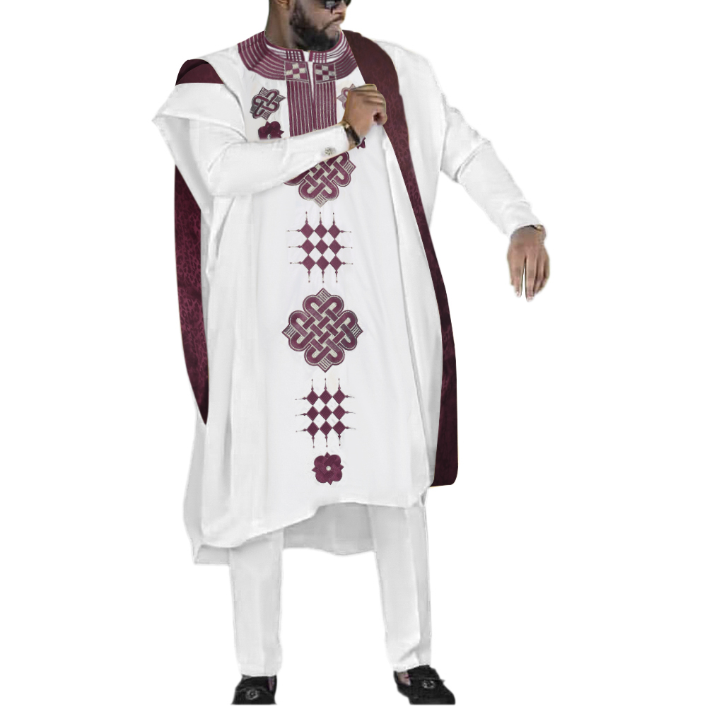 Dashiki Shirt Men - H&D bestickte Dashiki Agbada Männer afrikanische