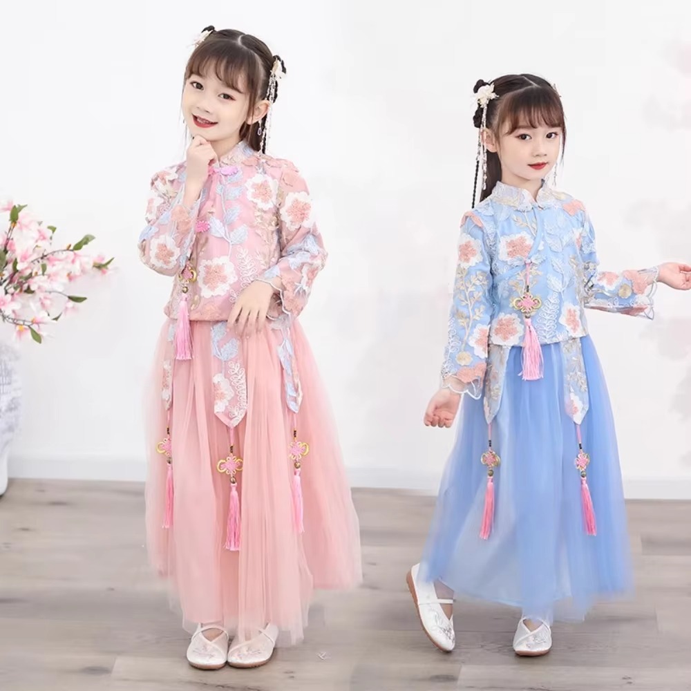 Kinder Kleidung Mädchen Kleid  – Fashion Show Ethnic Wear Bewertung und Preis