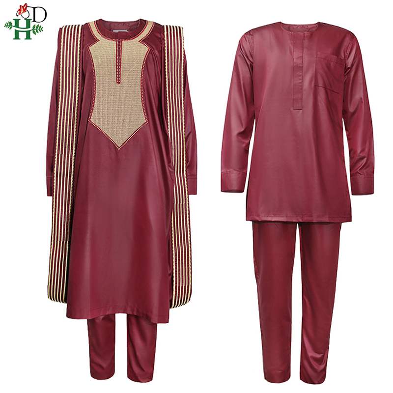 H&D Afrikanischer Agbada-Anzug – Dashiki Shirt Men Bewertung und Preis