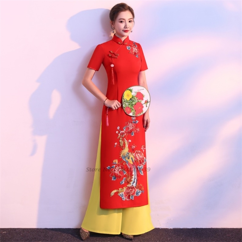 2026 Vintage Aodai Vietnam Tra – Ao Dai Vietnam Dress Bewertung und Preis