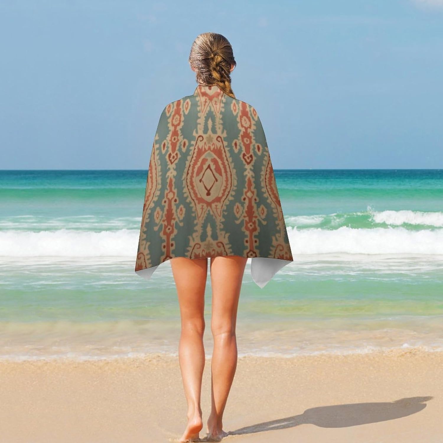 Strandtücher mit Stoffmuster S – Ikat Woven Fabric Bewertung und Preis