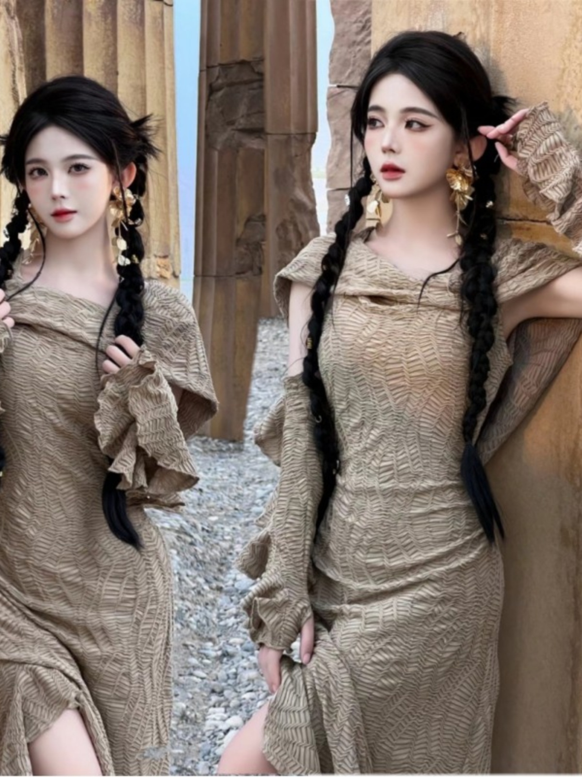 Wüsten-Themenkleid für Damen,  – Ethnic Clothing & Online Fashion Store Khaadi Us Bewertung und Preis